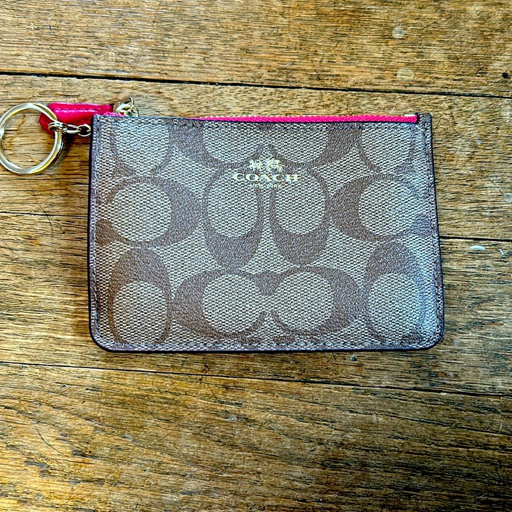 Coach card holder